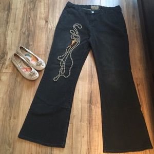 Dear John Dark Gray High Waisted Trouser Jean